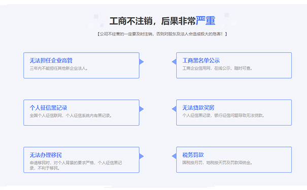 鄭州公司營業執照不注銷會有什么后果