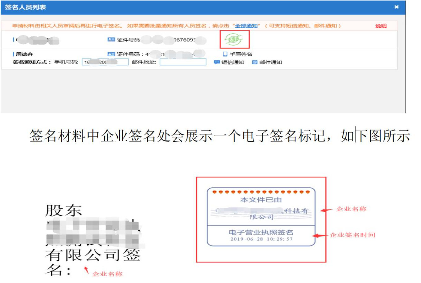 河南企業登記全程電子化服務平臺具體操作已簽名