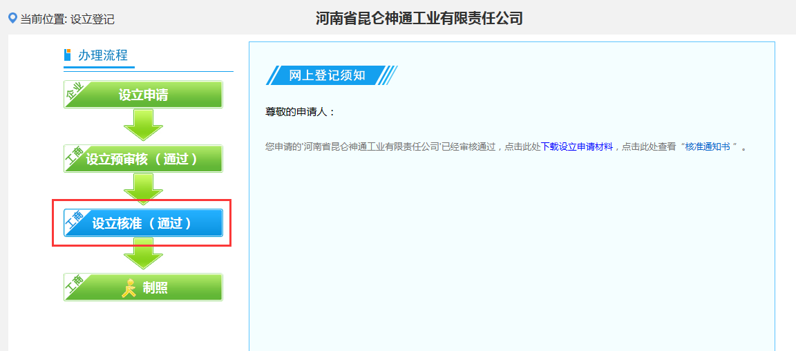 鄭州高新區申請集團公司注冊流程設立流程圖